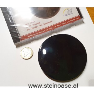 Obsidian Spiegel 8,5cm rund